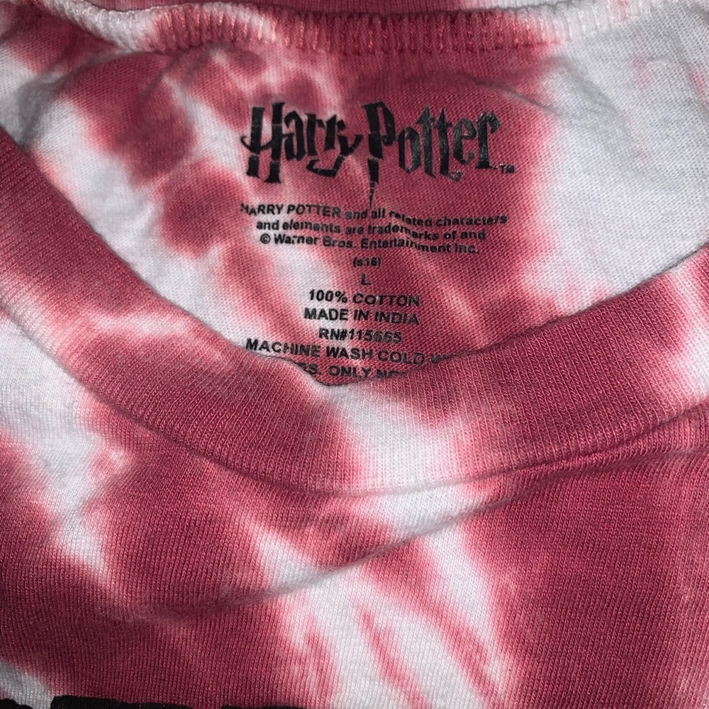 Tie dye harry potter tank/muscle tee